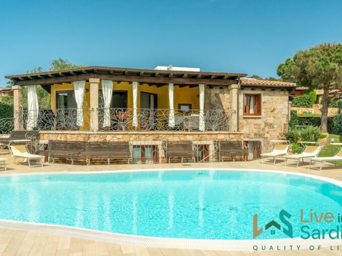 Villa For Sale With Pool And Sea View in Capo Coda Cavallo Sardinia