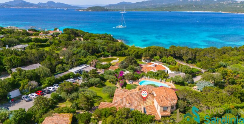 Sea View Villa for Sale in La Celvia Porto Cervo
